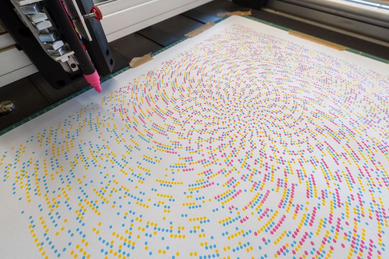 Artwork from project The Drawing Machine